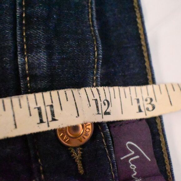 Gloria Vanderbilt Womens 16W 38x28.5 Blue High Rise Waist Amanda Jeans - Picture 7 of 8